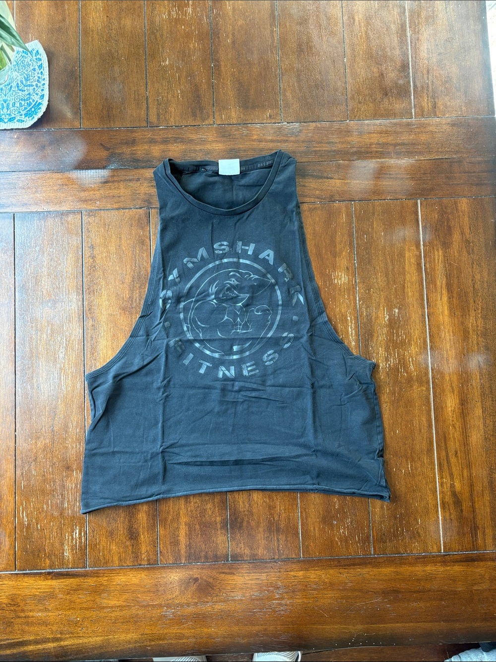 Gymshark Black Graphic Muscle Tank Top